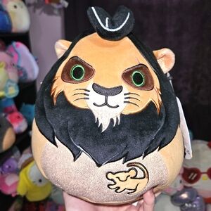 NWT Scar Squishmallow From Disney's The Lion King 7" Plush
